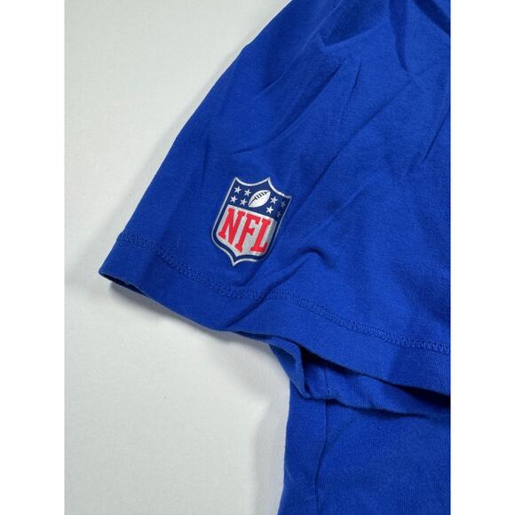 Nike NFL Los Angeles Rams Hoodie T-Shirt Mens Small Sideline Short Sleeve Blue - Picture 4 of 7